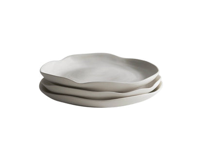 Aurn Nordic Matte Ceramic Dinner Plates | Minimalist Round Tableware Set